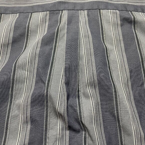 Vtg Triumph Of California Mens Small Striped Short Sleeve Button Up Shirt Gray - Picture 4 of 7